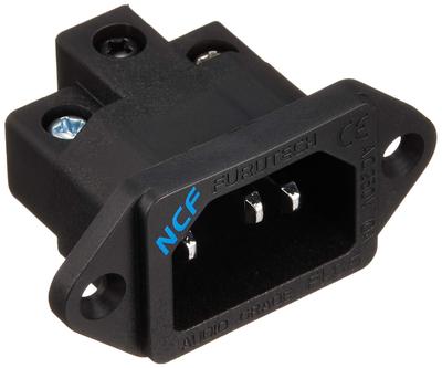 FURUTECH ADL NCF Series IEC Inlet, Rhodium Plated, FI06NCF-R