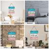 Reusable Doorplate Welcome Sign Non-Fading Wooden Sign Mural Wall Hanging Plaque  Living Room