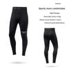 Li Ning Einfarbig mit Buchstabenprint High Waist Fitness Leggings Herren Leggings Schwarz AULR091-1