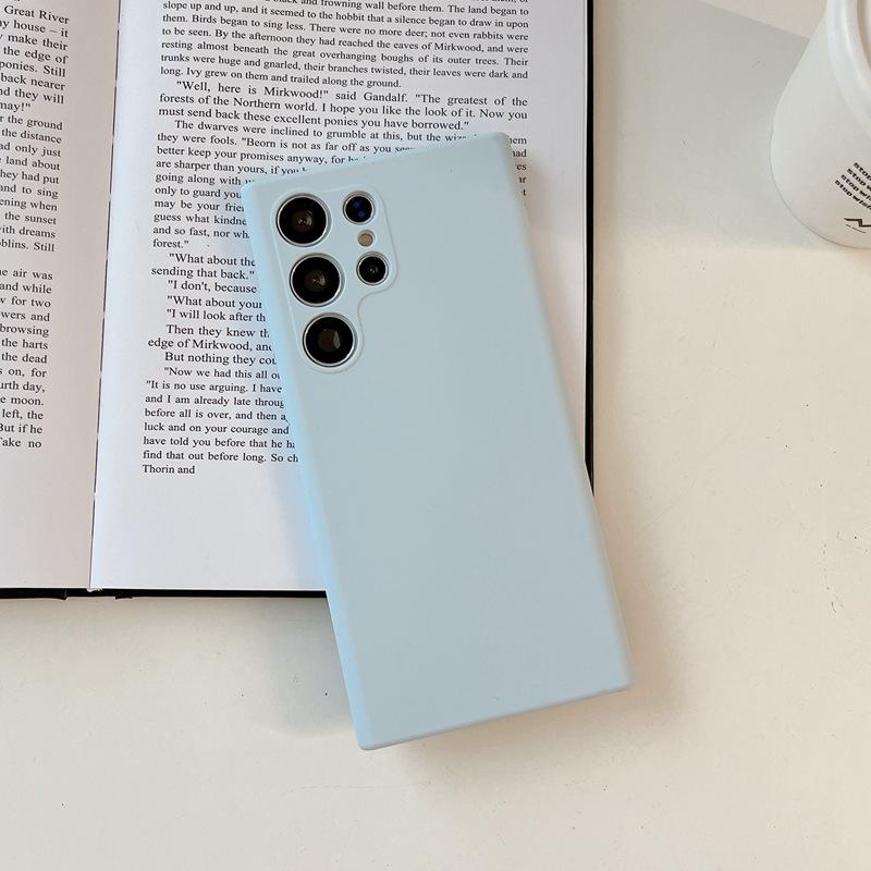 Suitable for Samsung Galaxy S25 Liquid Silicone Mobile Phone Case S23 Ultra Full-inclusive Anti Fall Protection Case Soft Case 24