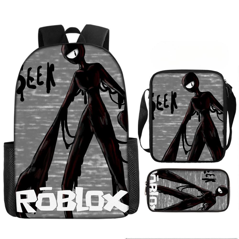 Roblox Doors Kids School Backpack With Breathable Oxford Material For Elementary Students