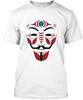 Salish Fawkes Mask Design By Ostwelve Tee T-shirt Made In the USA Size S To 5XL Unisex T-Shirt