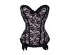 Sensual Lace Overbust Corset Bra - Body Shaping and Stylish Design