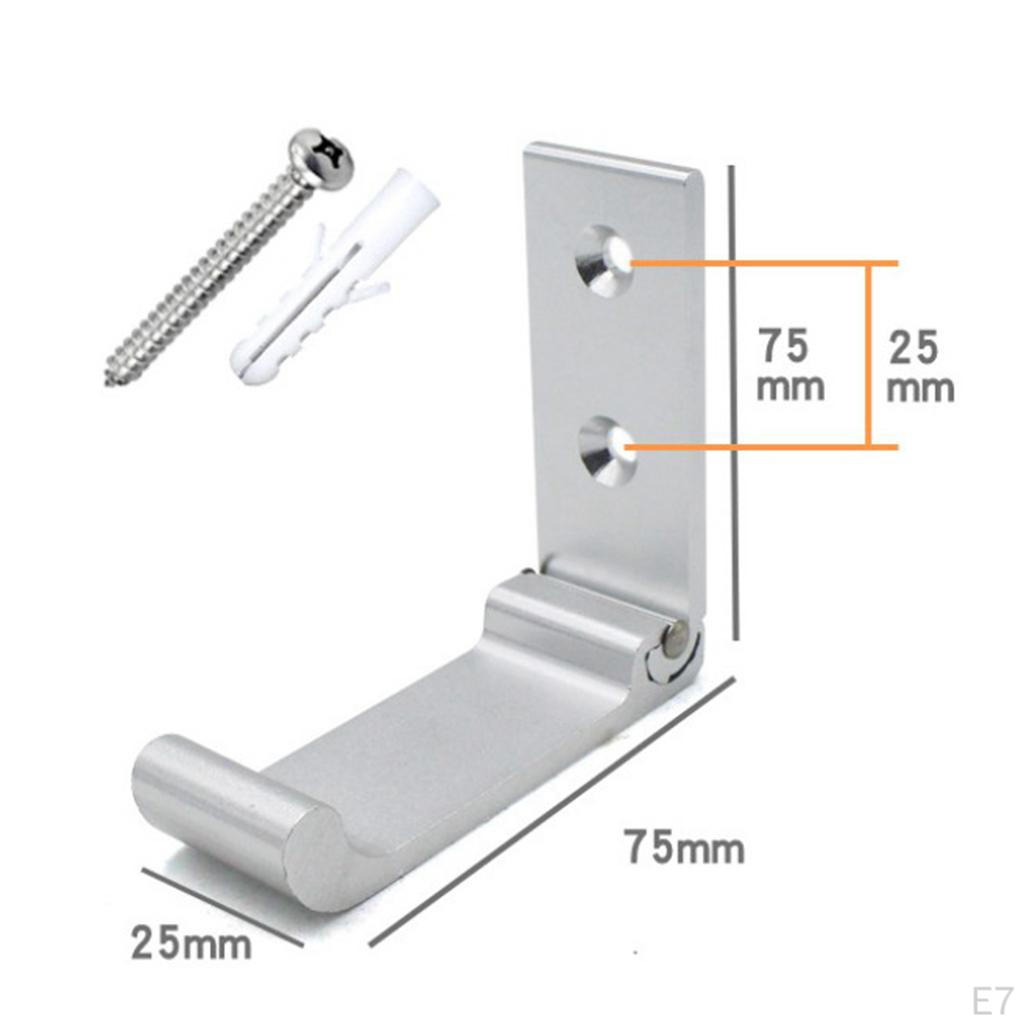 Alloy Foldable Hook, Heavy Duty Wall Mounted Hook , Scarf, Towel, Key, Cup, Hat