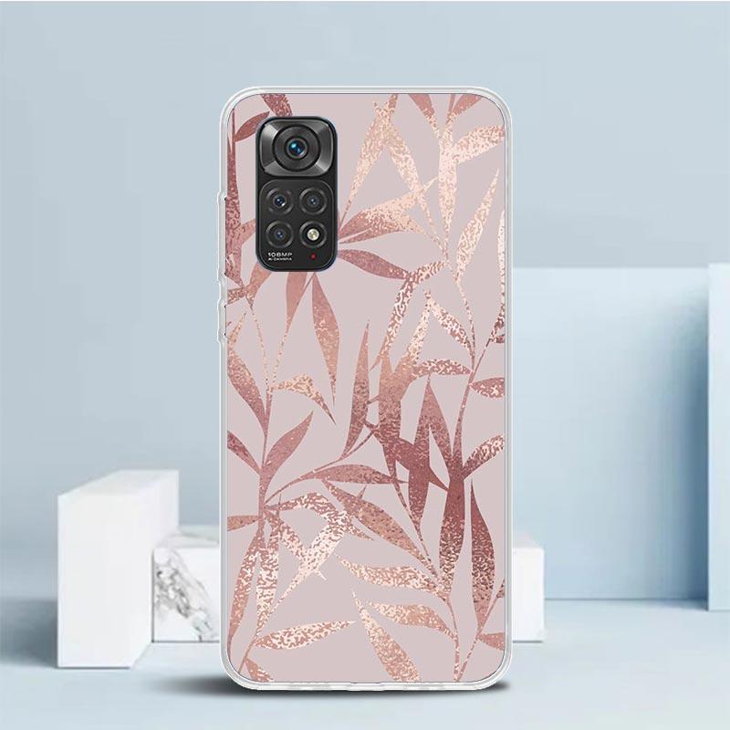 Beautiful Rose Bling Picture Phone Case For Xiaomi Redmi Note 15 14 14S 13 12S 12 Pro Plus 11S 11 11T 11E 10S 10 + Soft TPU Back