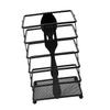 Countertop Utensil Holder Matte Black Modern Multifunctional Metal Cutlery Drainer for Forks Spoons Cooking Utensils