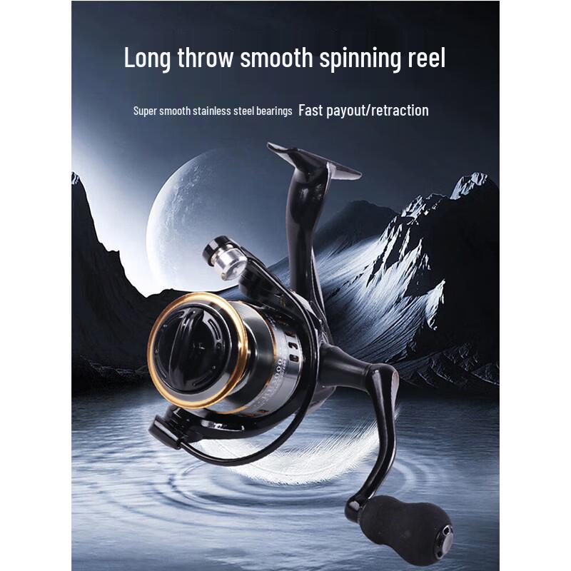 Oeny Metal Long Casting Spinning Reel