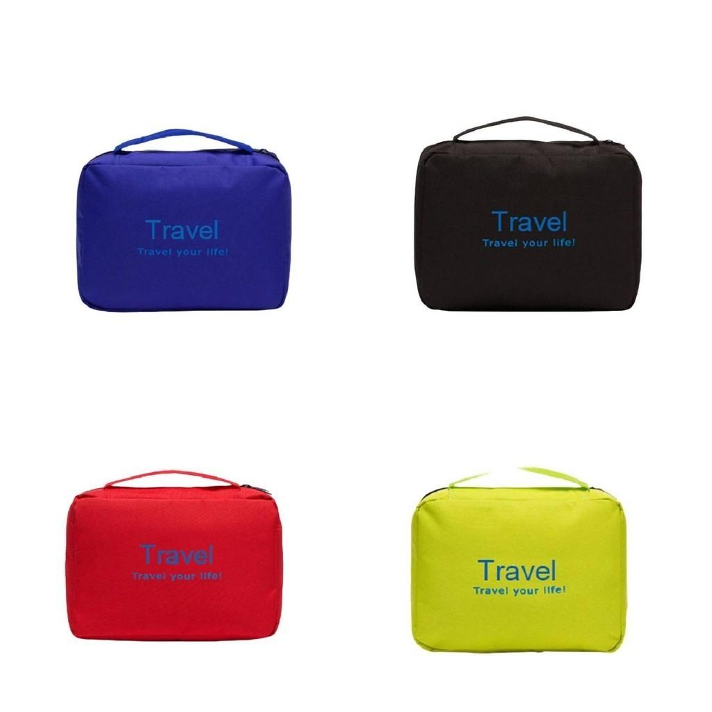 New Korean Style Travel Toiletry Bag Foldable Waterproof Letter Toiletry Bag