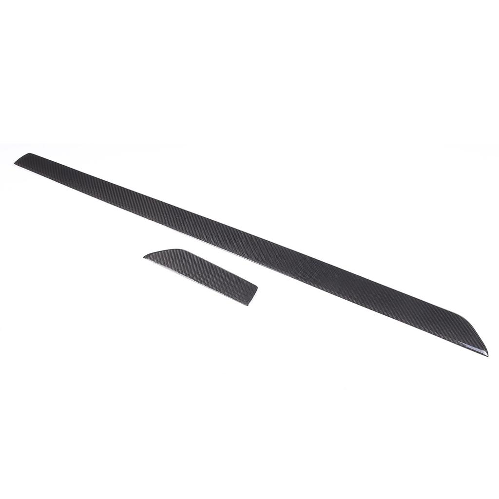 Real Carbon Fiber For Porsche 911 992 2019-2026+ Car Center Console Strip Cover Car Interior Accessories 2PCS