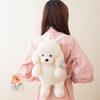 Cute Animals Dog Plush Backpack Large Capacity Animal Plush Toys Dog Shoulders Bags  Outdoor