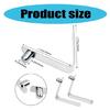 6Pcs Stainless Steel Push Button Clip Replacement Tube Locking Pin Clip Awning Tent Poles Push Button Clip Enduring