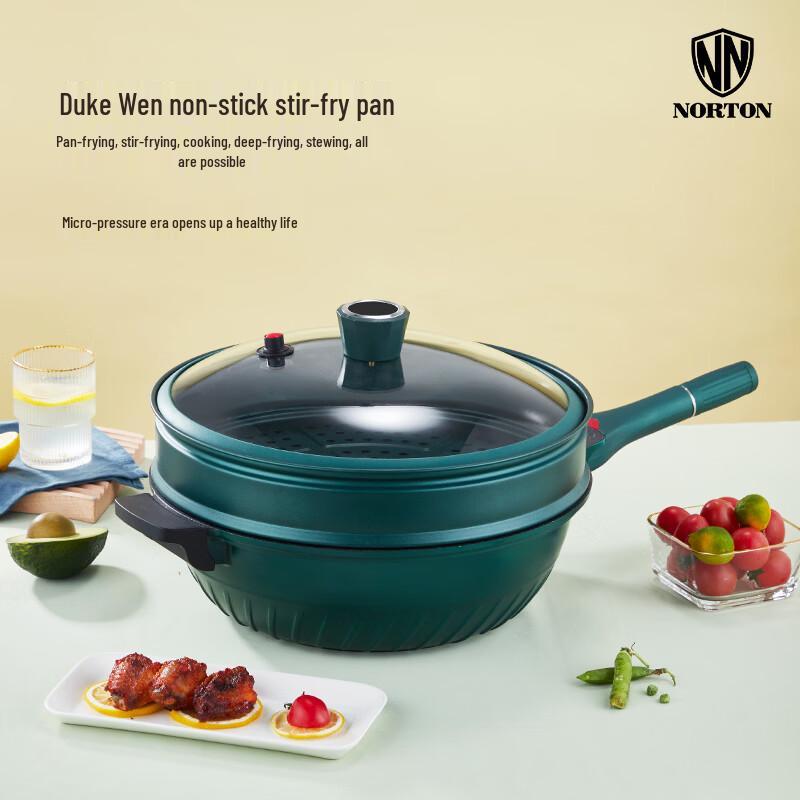NORTON Duke Non-Stick Steamer Wok