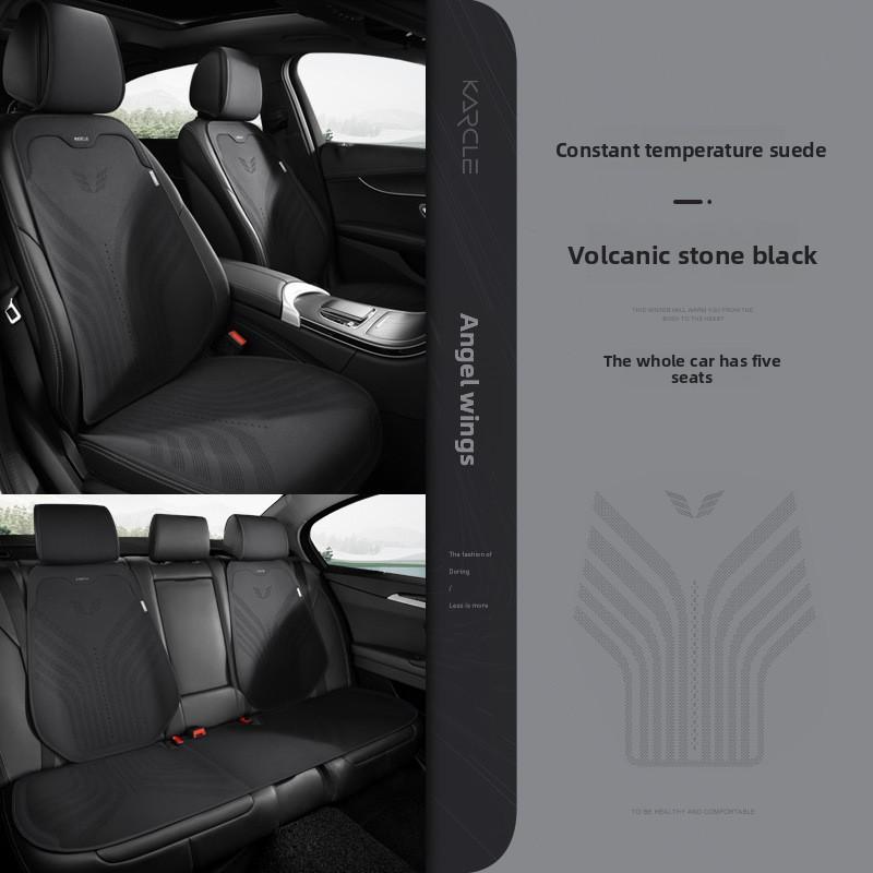 High Quality Suede Cover Universal High-end Car Seat Cover Breathable Seat Anti-slip Luxury Car Protection Thin Suede Seat Cover