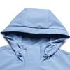 FILA Heritage Minimalist Casual Trendy Versatile Durable Woven Loose Hooded Jacket Men jackets Sky-Blue F11M548702FBU