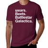 Bären Rote Bete Battlestar Galactica T-Shirt - Das Büro T-Shirt. T-Shirt T-Shirts unbedruckt Herren Grafik T-Shirts