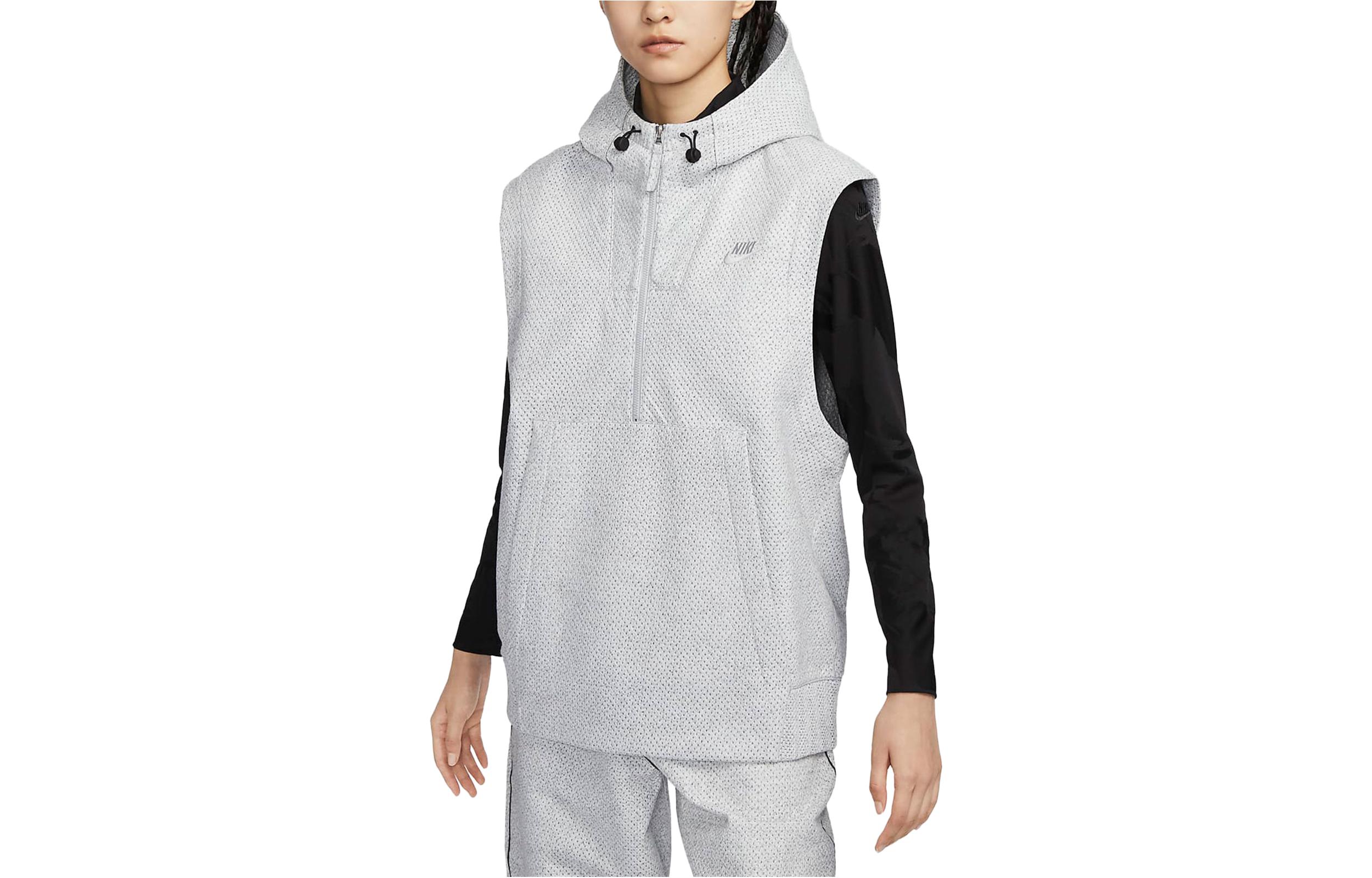 Nike Sweatshirt Women s Light Smoke Gray FB8814-084 S