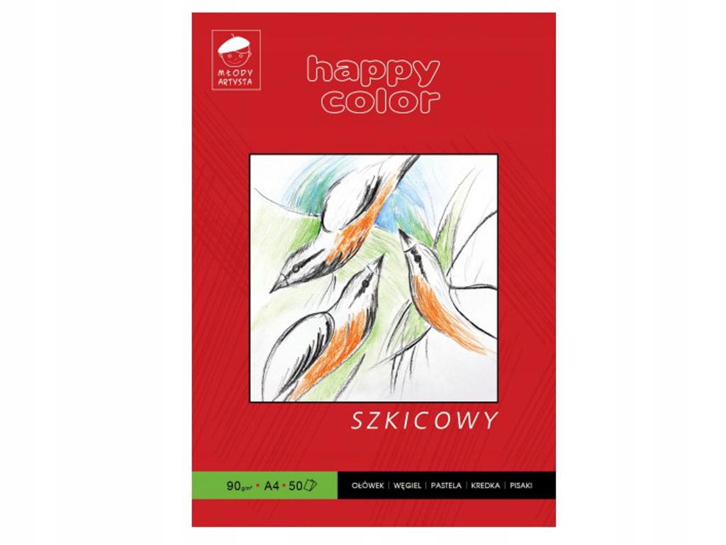 BLOK SZKICOWY MŁODY ARTYSTA A4/50K 90G 7712
