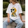 2026 Summer Retro Unisexs Dalmatian Print Tshirt Playful Desig Suitable For Daily Leisure And Versatile Fashion Illustration Tee