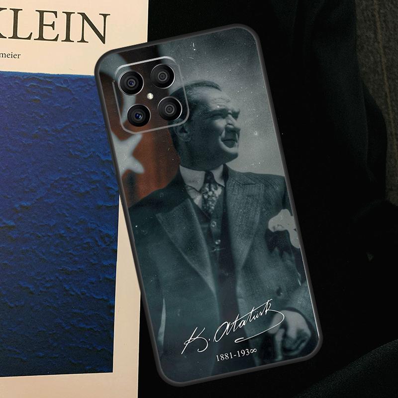 Turkey Mustafa Kemal Ataturk Case For Honor 50 70 90 Lite X9b X9a X8b X8a X8 X9 X9c Honor 200 Pro Magic 7 5 6 Lite Cover