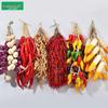 Artificial Red Chili, Garlic, Peanut & Corn Skewer for Harvest Fest Decor