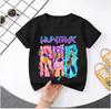 2026 Hot Movie Soft Polyester Baby Girls T Shirt Children's Clothing KPop Demon Hunters Fans Gifts Kids Clothes Fashion Casual Tops