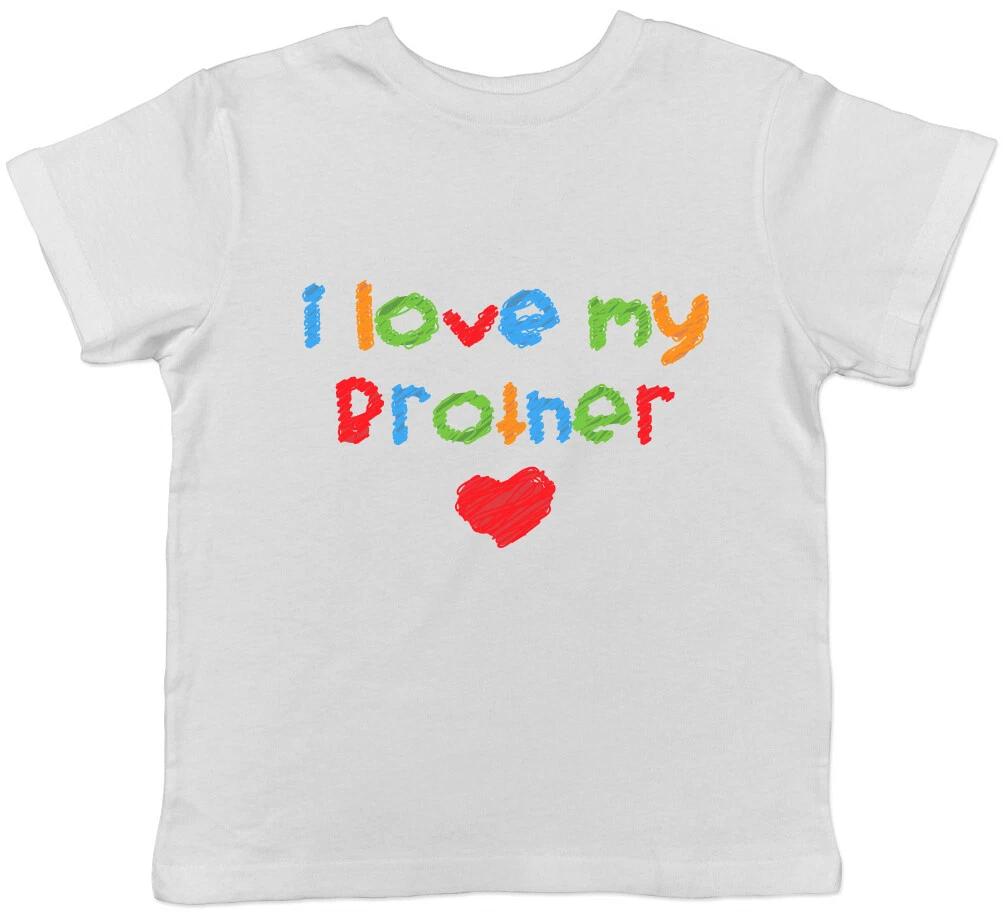 

I Love my Brother Cute Boys Girls Kids Childrens T-Shirt 120