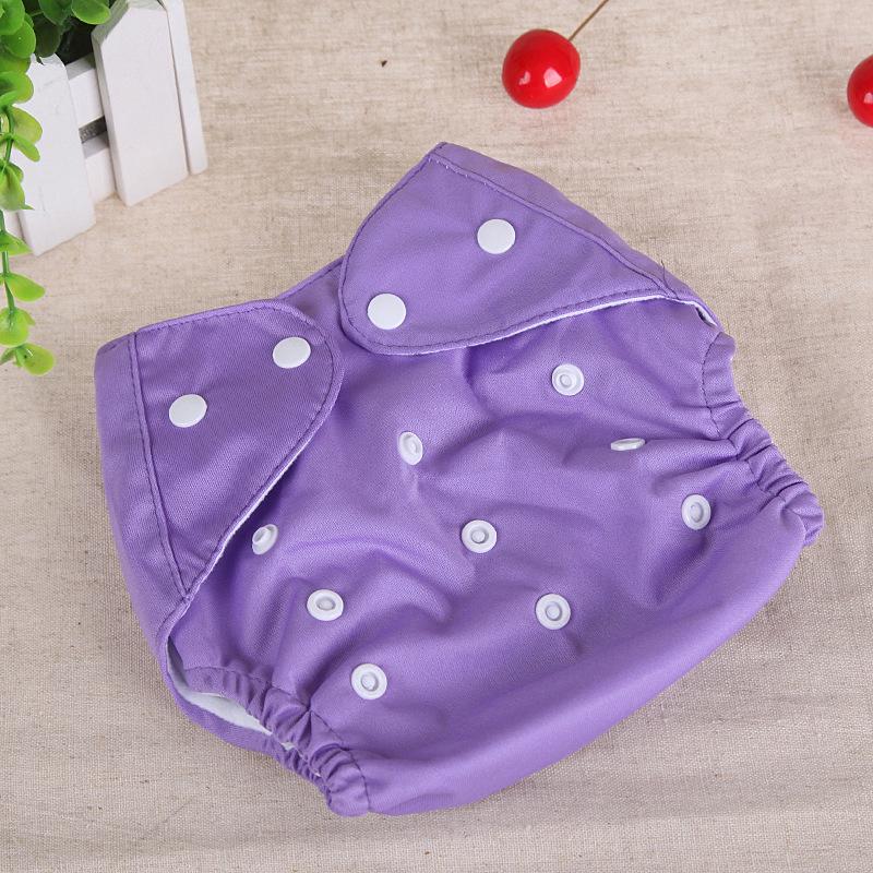 1PC Adjustable Reusable Lot Baby Kids Boys Girls Washable Cloth Diaper Nappies Baby Solid Diaper Cover