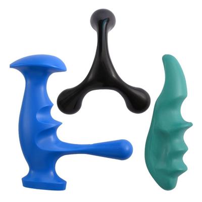 3 Adet Tetik Nokta Masaj Aleti ve Tam Vücut Derin Doku Masajı için Başparmak Koruyucu Tetik Nokta Manuel Aletleri Sırt Boyun Kol Uyluk Baldırlar