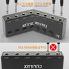 Cubilux Audio 5 Splitter with 1 Input 5 Output Mm Earphone 5 Way Music Electronic Instrument Signal Splitter 6.35mm Switch, 6.35 Splitter, 1/4