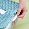 1pc Children's Block Organiser, Large Capacity Parts Organiser with Mountable Block Carrying Lid