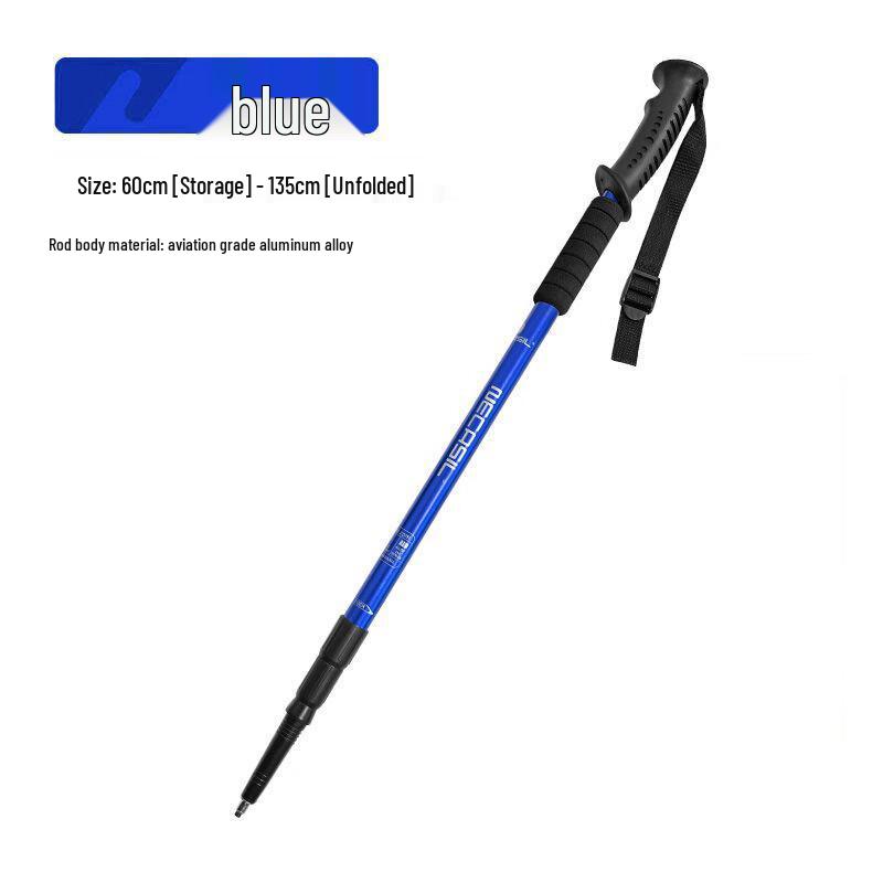 Ruifulek N203 Ultralight 3-Section 6061 Aluminum Hiking Poles