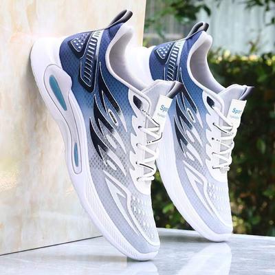 2025 nuova tendenza moda scarpe sportive casual in maglia fly-woven studente suola morbida scarpe da corsa comode