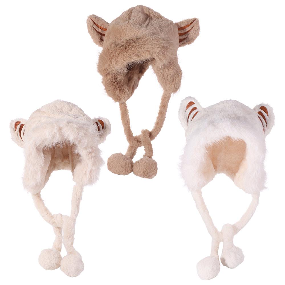 Winter Tiger Ears Hat Warm Ear Protection Hat Fashion Soft Fur Tiger Hat  Girls