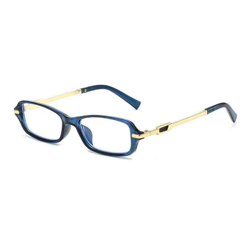 

New Brand Design Korean Style Square Small Frame Reading Glasses Newspaper Photochromic Anti Blue Light Women Hyperopia Eyeglass 0
