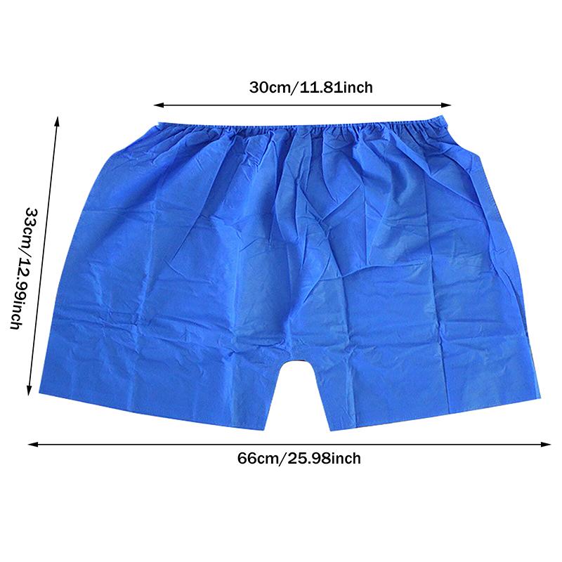 10pcs Travel Mens Disposable Underwear,Disposable Underwear, Massage Shorts, Men S Plus Size Pants, Beauty Salon Sauna Pants