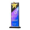 Crystal Trophy: Five-Pointed Star Metal Award for Children's Basketball and Outstanding Employee Excellence