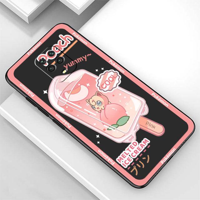 

Чехол Pokemon IceCream Pikachu для Xiaomi Redmi Note 11 9S 10 9 8 7 9A 9C 9i K40 8T 10C 9T K50 силиконовый чехол для телефона Redmi Note 11 Pro