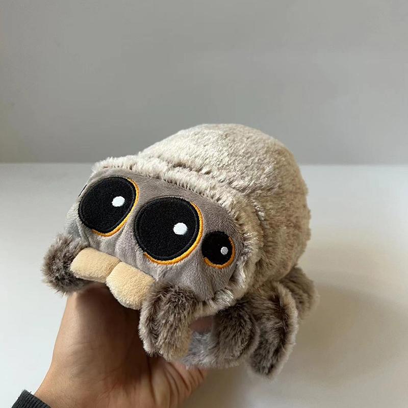 Stuffed Soft Animals Plush Spider Toy Black Little Lucas Simulated Pillow Doll Anime Game Room Pillow Decor Kids Gift