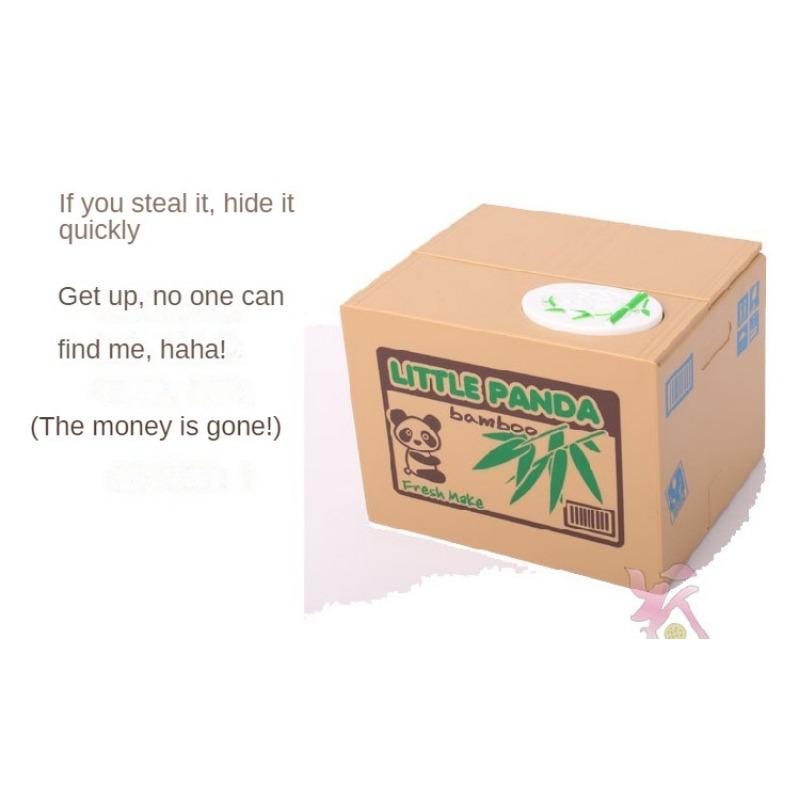 New Steal Money Cat Upgraded Version Steal Money Panda Steal Money Panda Money Box Piggy Bank Gift