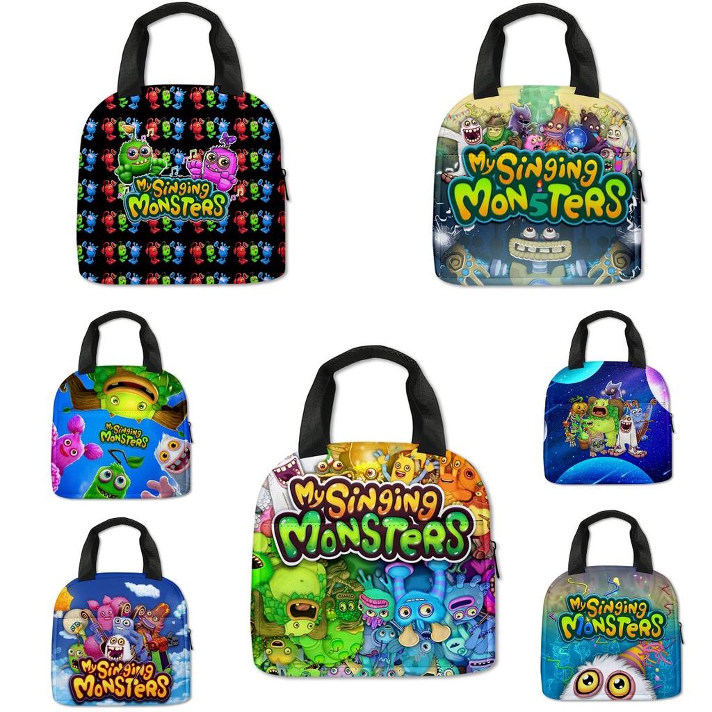 Cute My Singing Monsters Lunch Tote For Elementary School Children
