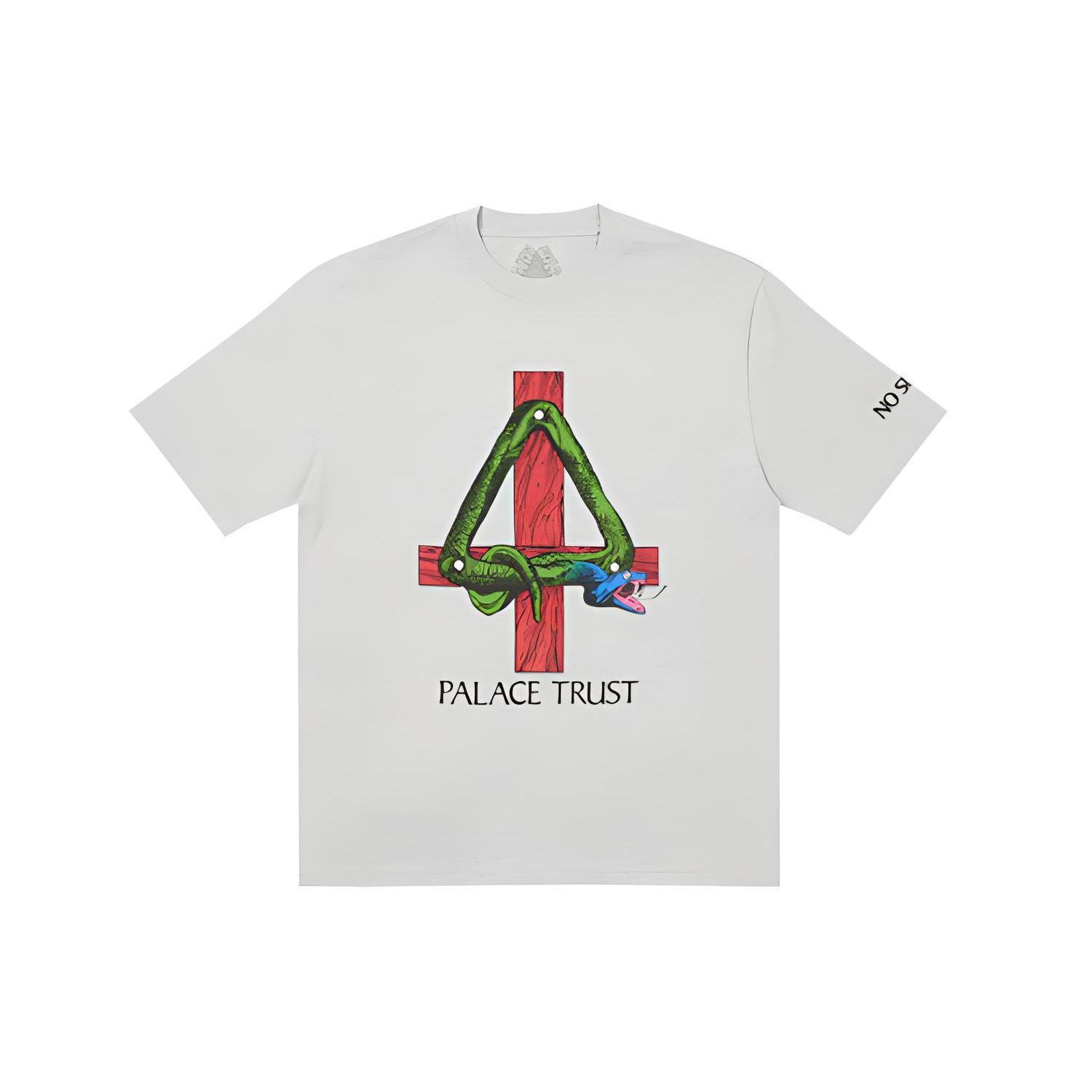 

Футболка Palace Trust с принтом, топы унисекс, серо-мёртвая P21TS248 S