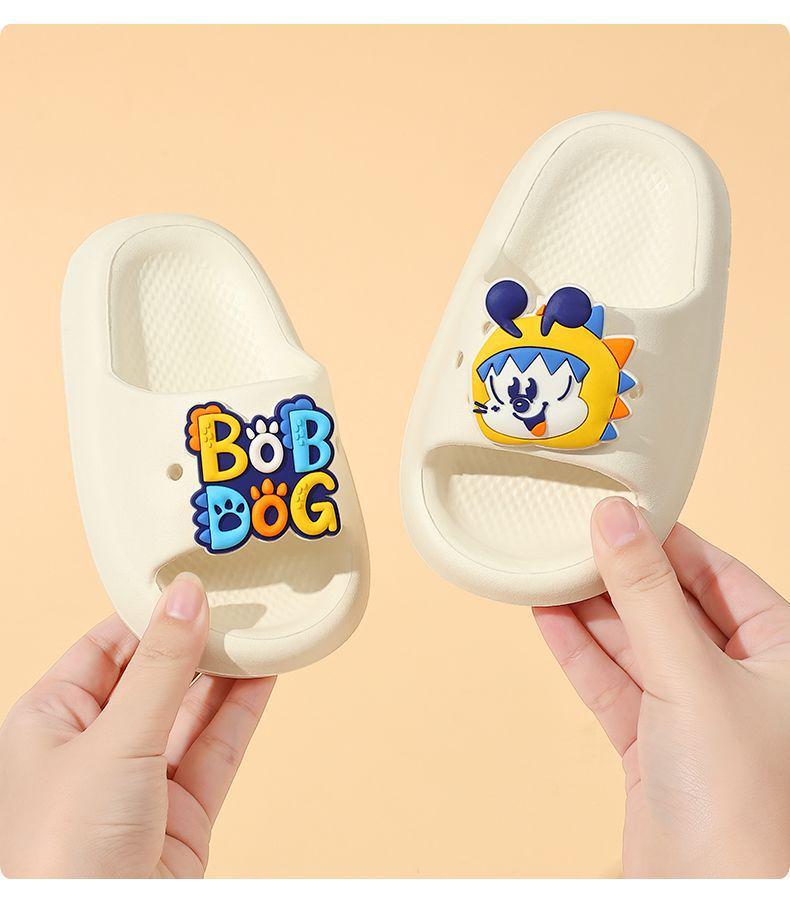 Babudou Kids' Cartoon Flip-Flops: 2026 Summer Non-slip Sandals for Boys & Girls