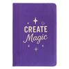 Purple Velvet Notebook – 80 Pages – Create Magic