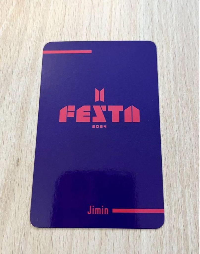 [USED] BTS FESTA 2024 ARMY ZONE Jimin Trading Card