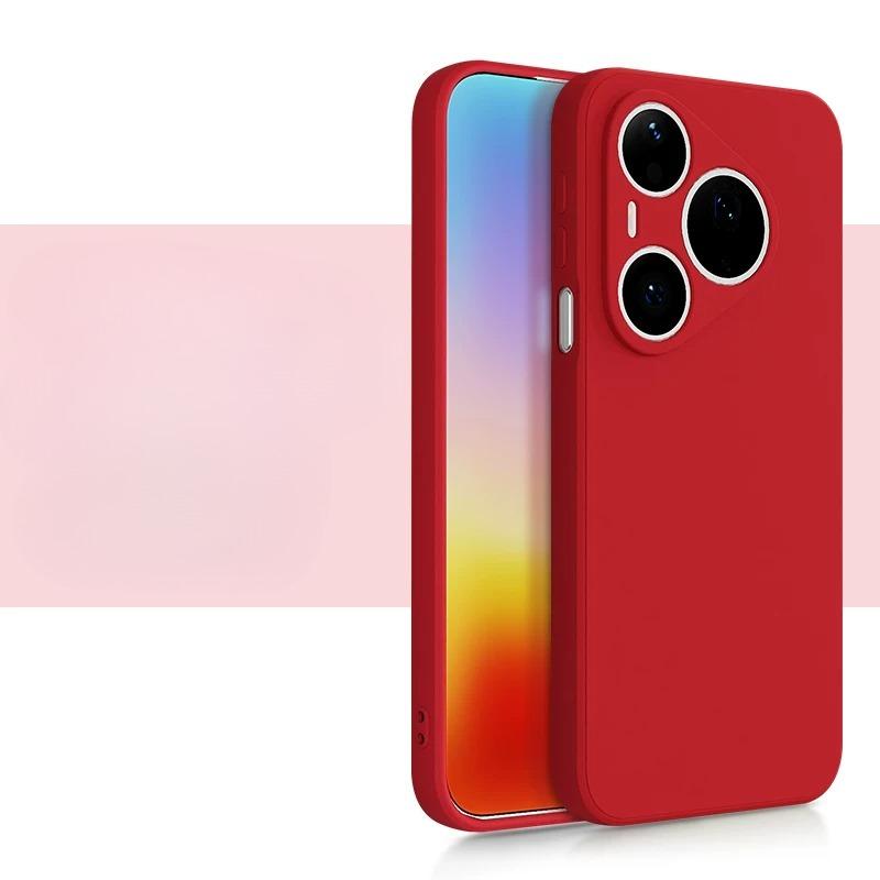 Liquid Silicone Matte TPU Phone Case For Pura 90 Pro Max Candy Color Camera Lens Protection Cover For Huawei Pura 90 Pro Max