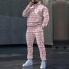 Christmas 3D Print Autumn Hoodies Pants Set Men's Sweatshirts Sweatpants Street Sportwear Two Piece Suits Tracksuit Man Clothing