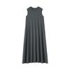 [MUJI] Women's Cooling UV-Cut Sleeveless One-Piece Dress BB2W0A6S Charcoal Gray XL
