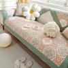 Hot Selling All-season Universal Anti Slip Sofa Mat New Rural Style Cushion Sofa Cover Small Floral Han Style Backrest Towel