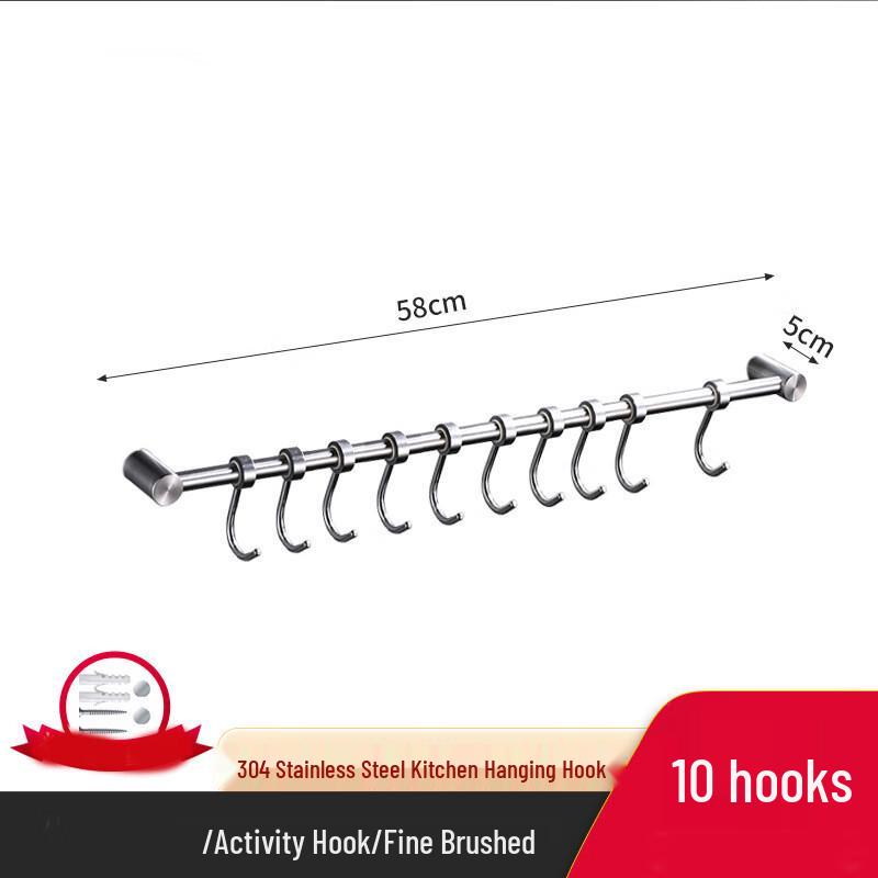 

Multi-functional Storage Rack with Hooks