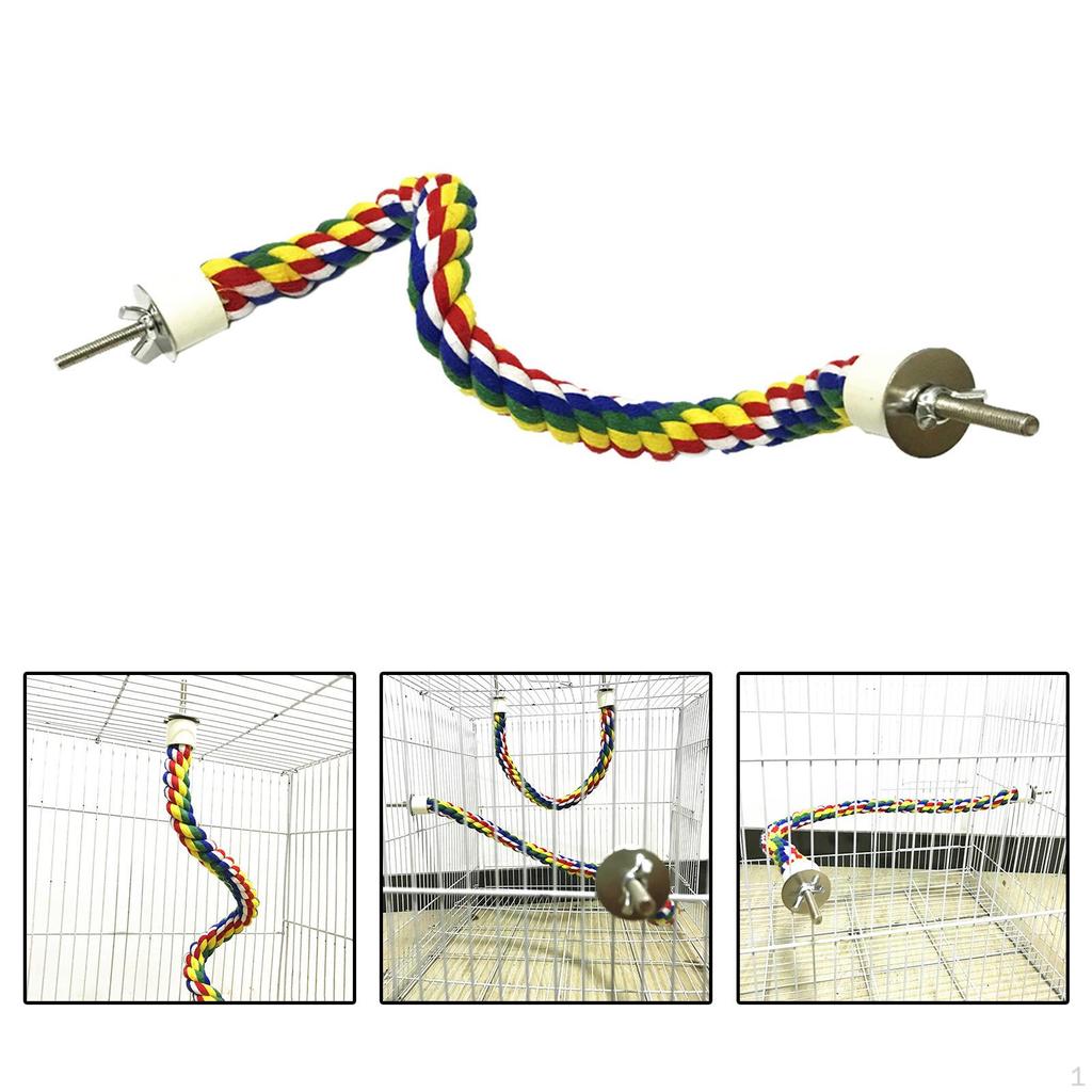 Parrot Rope Parakeet Climbing Cockatiel Stand Cockatiels